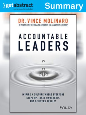 cover image of Accountable Leaders (Summary)